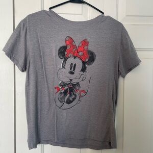 Disney Gray T-Shirt with Minnie Mouse